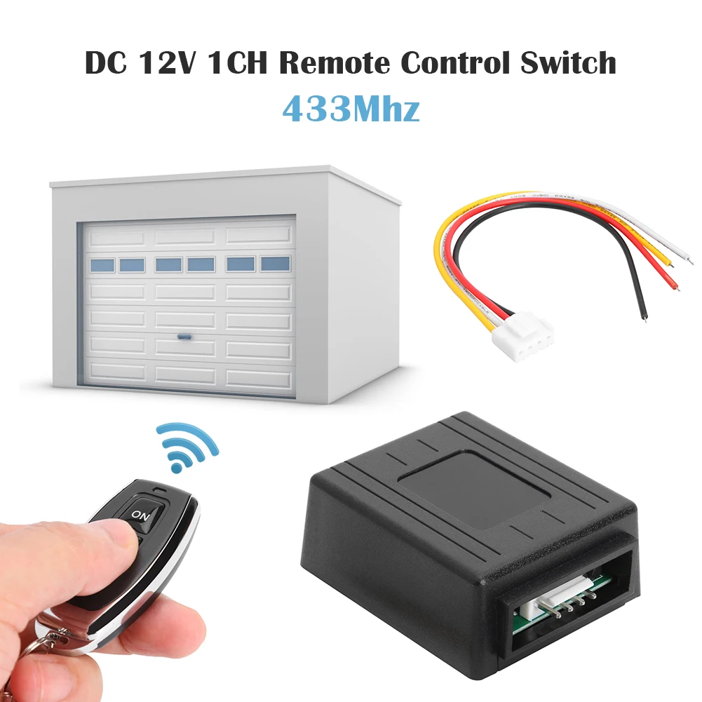 

Car Wireless Remote Control Switch Operation Simple Conveninently ON/OFF Button DIY Electronic Lock Universal