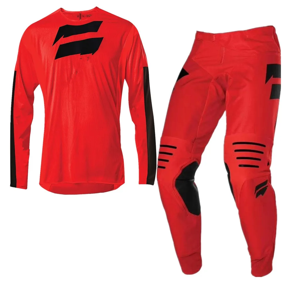 

NEW 2020 MX LE 3LACK LABEL RED JERSEY PANTS MOTOCROSS GEAR SET Motocross Suit