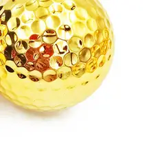 

Training for Golf Golf Practice Balls Golf Balls Gold for Golfer Indoor Outdoor Swing Putter Gift