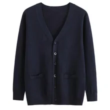 

2021 NEW Plus Size Knitting Cardigan Sweater Mens Cloths Korean Loose Open Front Long Sleeve Button Down Knitted Top Knitwear