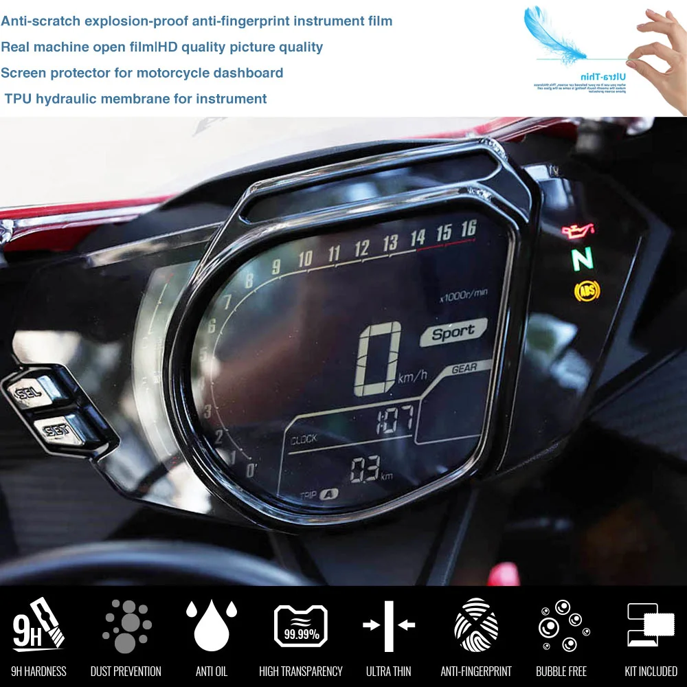 Motorcycle Cluster Scratch Protection Film Screen Protector For Honda CBR250RR CBR 250 RR CBR 250RR Parts