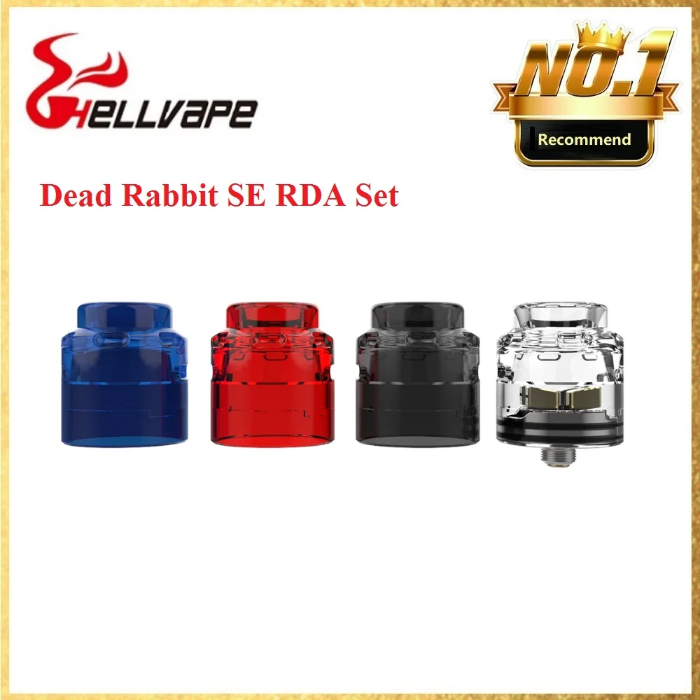 Hellvape Dead Rabbit SE RDA Набор 24 мм с четырьмя постами deck &amp dead rabbit V2 шапка и положительный