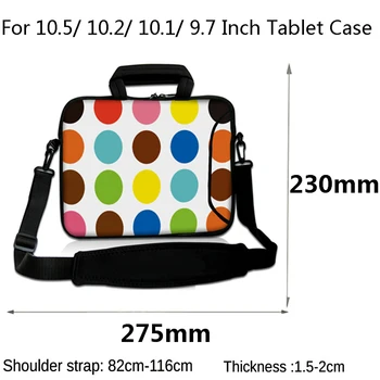 

For Tab A 10.1" Samsung iPad Asus Huawei Lenovo Sleeve Tablet Accessories Universal 10" 10.5" 10.2" 9.7 Tablet Case Handbag Bags