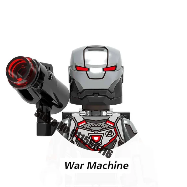 Superhero Iron Man Building Blocks Bricks Pepper Ultron Tony Stark Mark War Machine Action Figures Kids Toys Christmas Gifts H-X1212