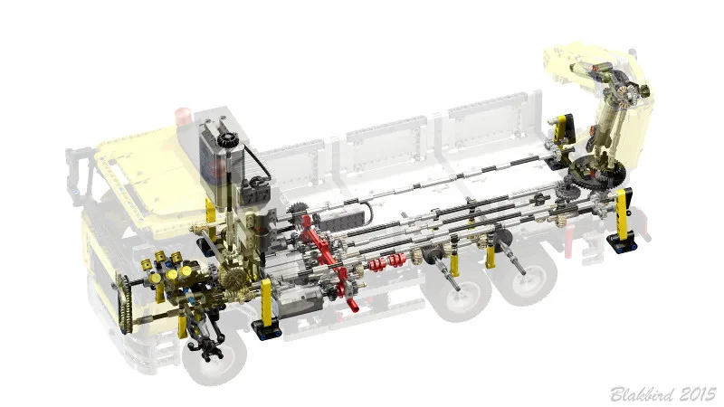 RC power function Technic MOC-4156 человек транспорт строительные блоки для грузовиков Игрушка Набор Обучающие Дети подарки на день рождения