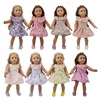 Doll Clothes 15 Colorful Dress With Bow Tie Fit 18 Inch American&43 Cm Baby New Born Doll Zaps Generation Christmas Girl`s Toy ► Photo 2/6