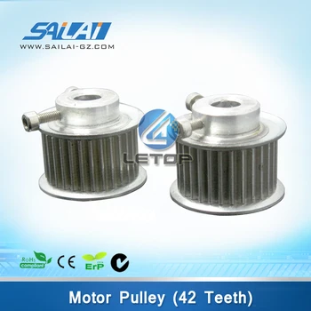 

Factory price inkjet printer Aluminum Timing Belt Pulley for 2pcs/lot 42 Teeth motor pully