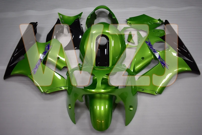 Zx12r 2000 Abs обтекатель Zx 12r 01 зелено черные Обтекатели 2001 корпусные комплекты|Полные