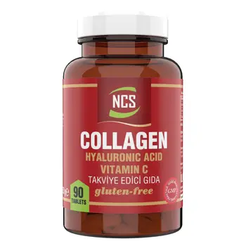 

NCS Collagen Hyaluronıc ACID Vitamin C the Gluten Free 90 Tablet