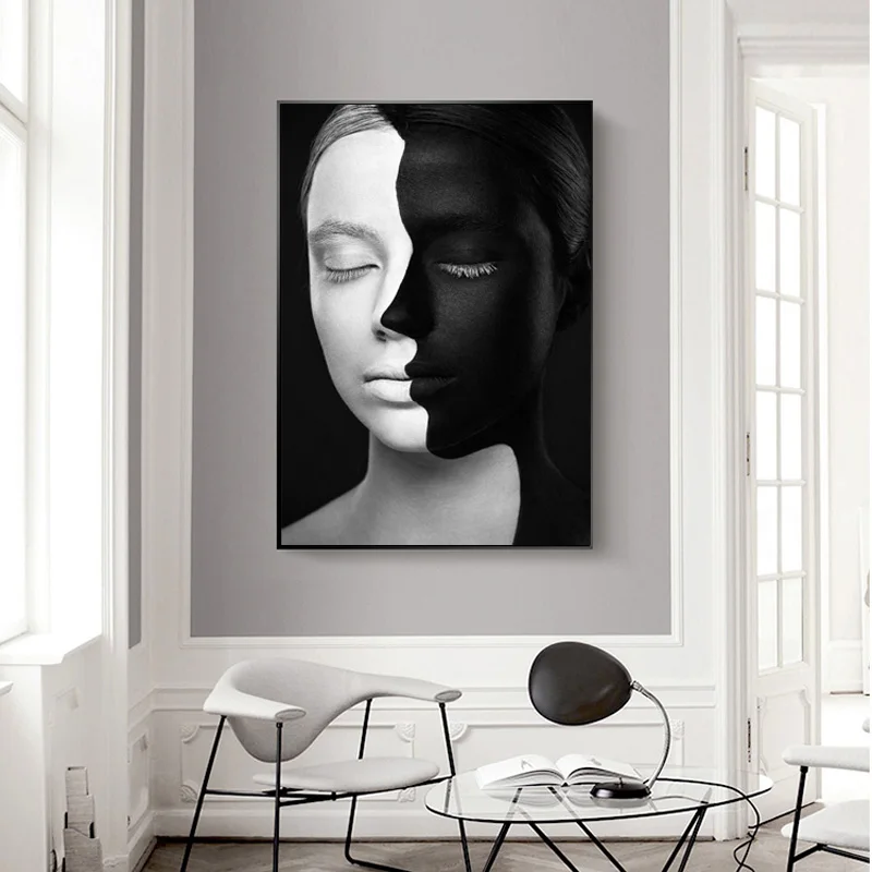 Download Gratis 96+ Gambar Abstrak Wajah Hitam Putih HD - Gambar