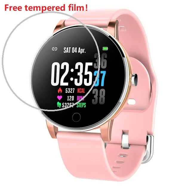 Розовый умный браслет, женские водонепроницаемые умные часы, розовые P70 P68 DT88 B57 Y9 P80, умные часы, монитор сердечного ритма, фитнес-трекер