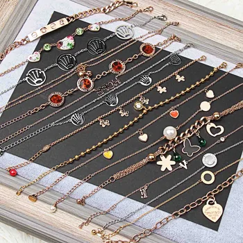 

30 Pcs/lot fashion women stainless steel bracelet wholesale 1031-69