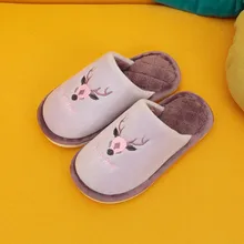 Домашние тапочки; парные женские и мужские зимние теплые тапочки с героями мультфильмов; нескользящая теплая обувь для дома и спальни; chaussure homme