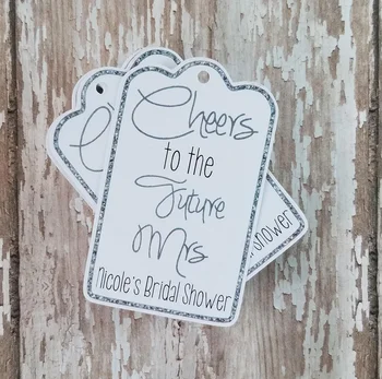 

personalise custom Cheers to the Future Mrs, Bridal Shower Tags, Bachelorette Party Tags, Bachelorette Party, Wedding Shower