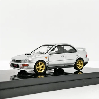 

Hobby Japan 1:64 Subaru Impreza WRX GC8 Type RA STi Version II Active Silver Diecast Model Car