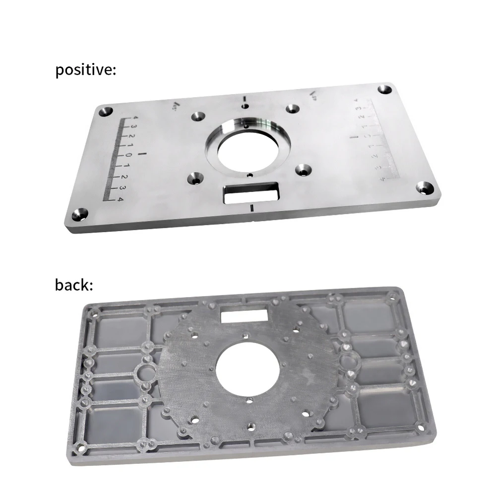 Electric Trimme Router Table Insert Plate Woodworking Benches Table Saw Wood Milling Engraving Slotting Trimming Carving Router