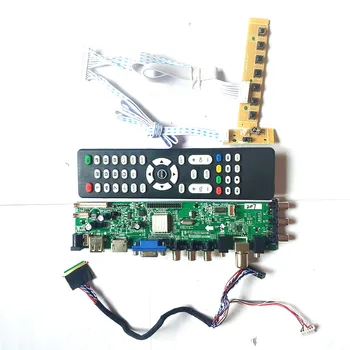 

Fit N101LGE-L11/L21/L31/L41 AV HDMI VGA USB DVB upgrade screen 40 pin LVDS 1024*600 3663 TV digital LCD Controller board DIY Kit