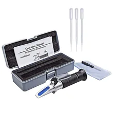 Bier Refractometer Brix 32% Wort Atc Voor Refractometer Bier Handheld Tool Hydrometer Concentratie Geesten Test Refractometer