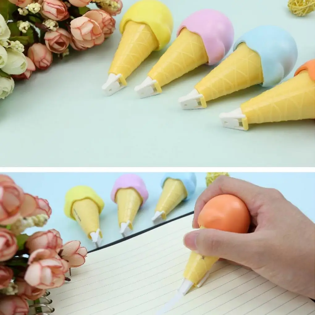 

ZHUTING Ice Cream 5M Correction Tape Primary School Stationery Modified Sticker Cartoon Correction Band