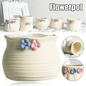 

Beautiful Ceramics Pot Succulent pot Plant Mini Pot Garden Flowerpot Succulent Pot @LS