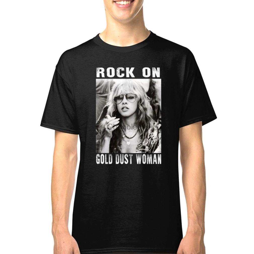 Футболка для мужчин и женщин Rock On Gold Dust Women Stevie Nicks 20 футболок | Мужская одежда