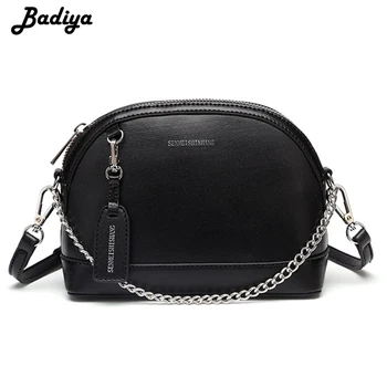 

Fashion Chain Shoulder Bag For Women Pu Leather Handbags Cute Shell Shape Mini Bag Travel Portable Messenger Bag Lady Phone Bag