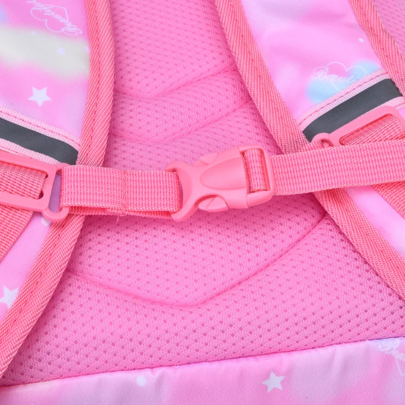 Children's School Bag Elementary School Princess Girl Burden Reduction Shoulder Correction Cute Cartoon Gradient Kid Backpack