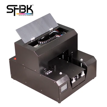 Billige A4 Automatische Inkjet Drucker Mit UV LED, Einfach Zu Bedienen, Schnell Trocknende Tinte Für DIY Benutzerdefinierte Business Karten, Freies Verschiffen