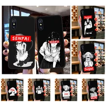 NBDRUICAI Sugoi Senpai аниме waifu чехол для телефона iPhone 11 pro XS MAX 8 7 6 6S Plus X 5S SE