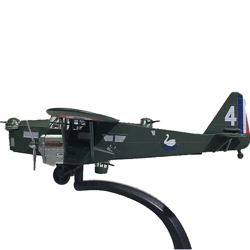 1:144 WW2 французский Potez540 бомбардировщик истребитель статические дисплей Модель литья под давлением пластик тонкая коллекция студенческий подарок