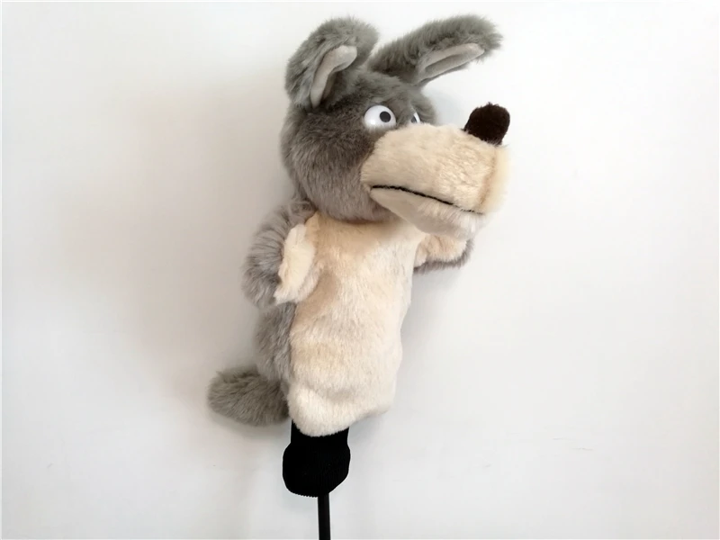 grey wolf Милый подарок мультяшное Животное Гольф Фарватер Вудс головной убор частный Спорт Гольф-клуб гибриды головные уборы для мужчин и женщин - Цвет: grey wolf