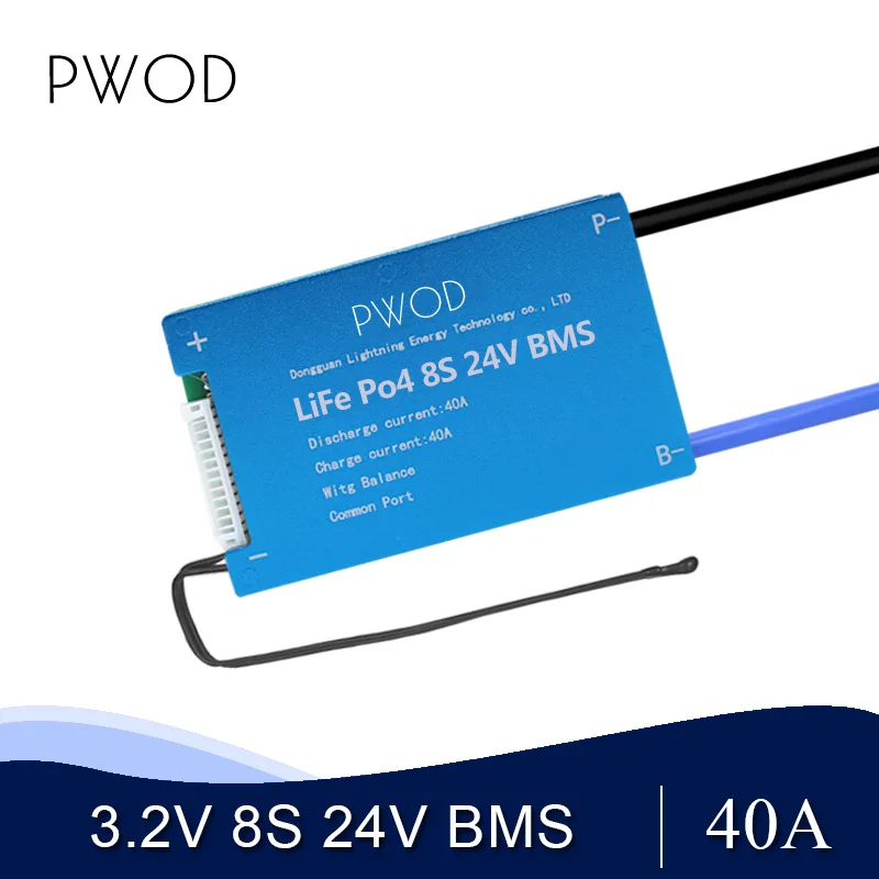 3 2 В Smart LiFePo4 BMS 8S 24 система управления аккумулятором защитная печатная плата для