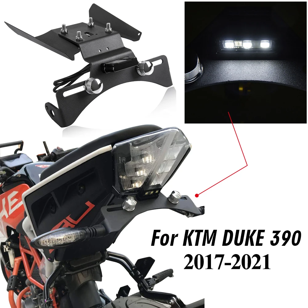 Moto Tail Tidy Fender Eliminator porta targa luce a Led per KTM DUKE