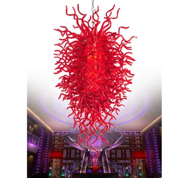 

Modern LED Chandelier Light Stylish Red Chandelier Lamp Decorative Ceiling Chandelies Hanging Lighting