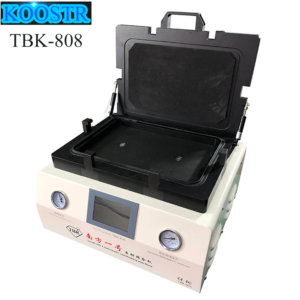 Вакуумный Ламинатор TBK 808/аппарат для удаления пузырьков с сенсорным экраном +