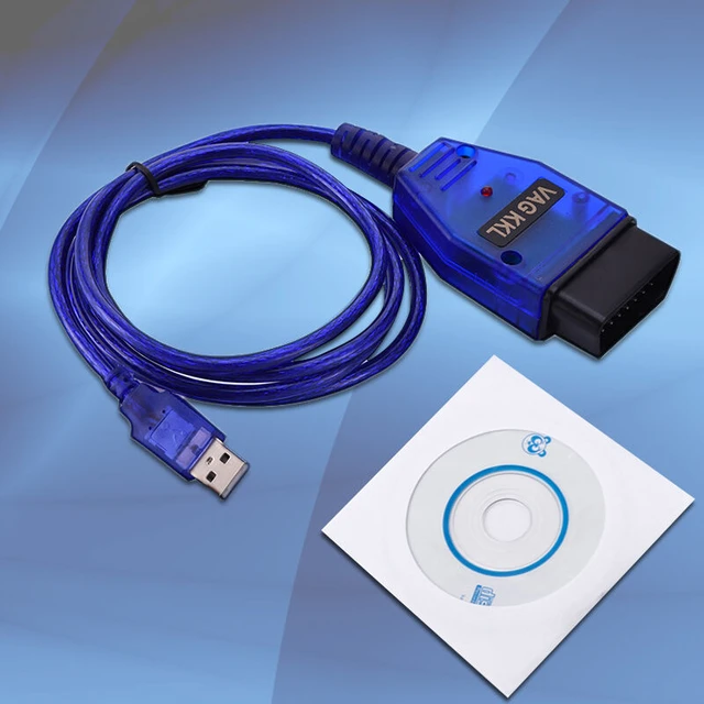 Cyclops dræbe Grav Car USB Vag-Com Interface Cable KKL VAG-COM 409.1 OBD2 II OBD Diagnostic  Scanner Auto