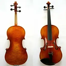 Фактическая скрипка тонкая скрипка удивительный звук Страдивари 1716 Мессия скрипка 1-P пламя назад