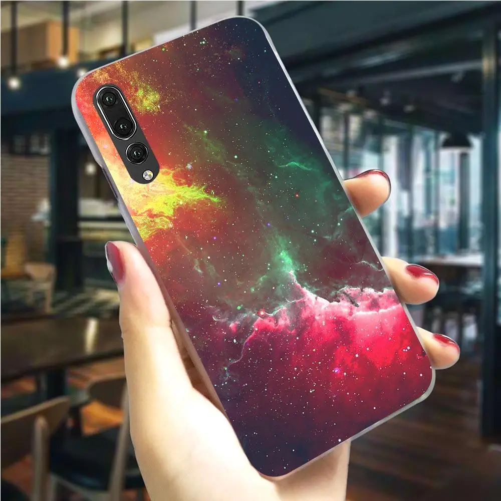 Чехол для телефона huawei P20 Lite Star Space Cover P9 Lite Mini/ P10 20 30 Lite Pro P Smart Z mate 10 20 Lite - Цвет: K3045705