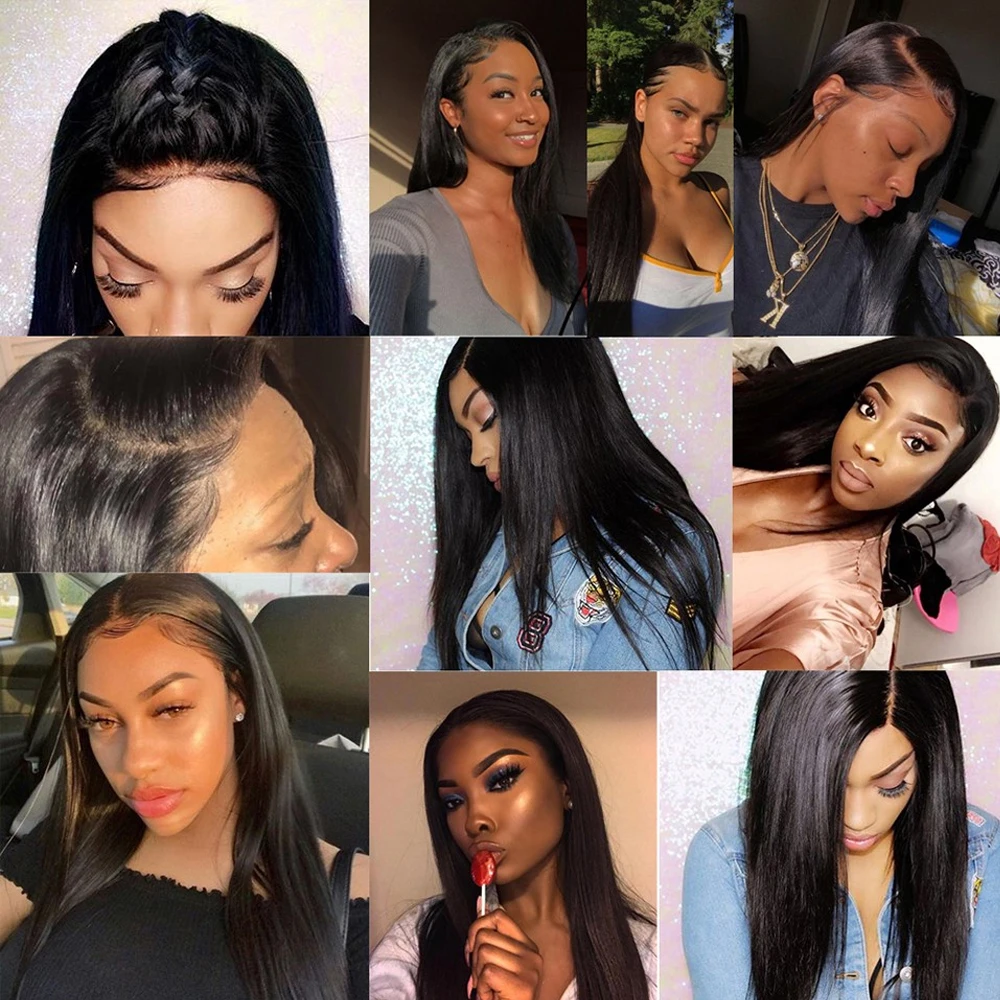 Straight Hair Bundles With Frontal 60g Branzilian Human Hair Bundles With Frontal Beaudiva Remy Straight Hair With Closure
