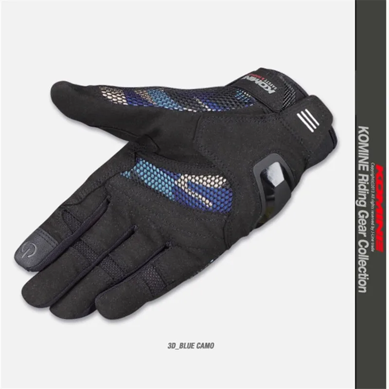 KOMINE GK-194 с дышащей сеткой мотоциклетные летние перчатки с выемкой для езды на внедорожные мотоциклы Мотокросс перчатки Guantes Moto Luva XXL