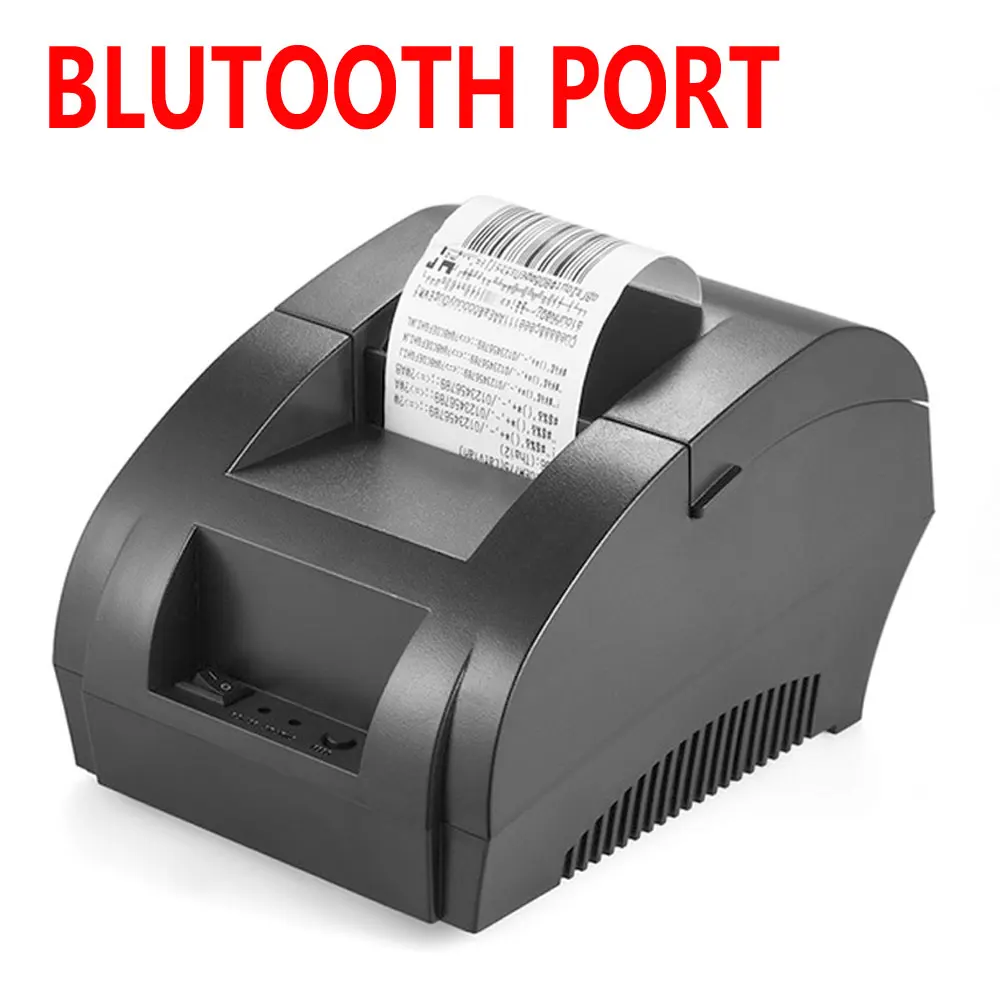 best small photo printer Thermal Receipt Printer 58mm POS Printer Bluetooth USB For Mobile Phone Android iOS Windows For Supermarket and Store instant photo printer Printers