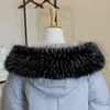 Fur Collar Faux Fur Trim Hoodie Custom Made Fur For Hood Collar Shawl Down Coat Hood Fur Decor Warm Scarf мех для капюшона 4