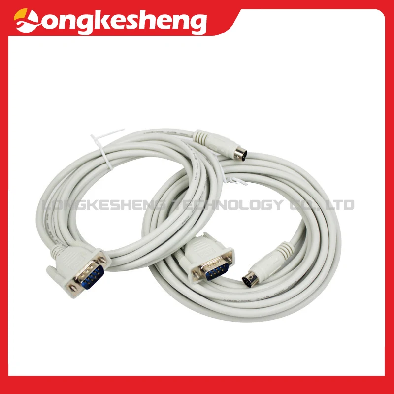 Suitable for Delta touch screen DOP series and Delta PLC/Mitsubishi PLC communication cable DOP-DVP/DOP-FX 3 5 10m