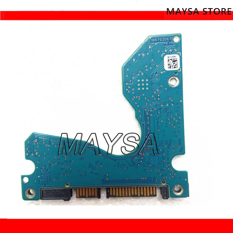 para o Novo st Seagate Sólido Híbrido Portátil Tem um 2.5 Polegadas 500g Disco Rígido Placa n° 100793567 Rev a b