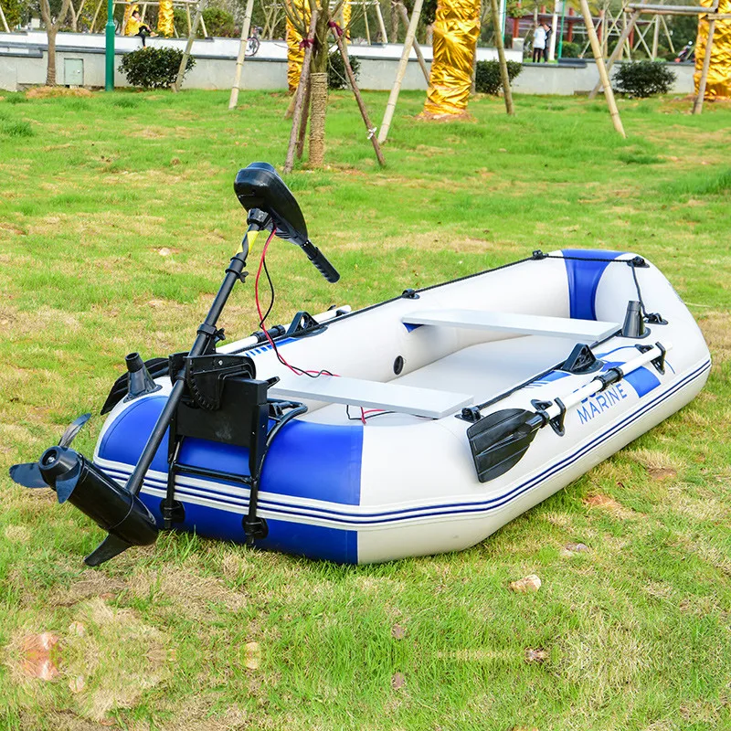 3 Person 230 CM Aufblasbare Fischerboot Rudern Kajak Kanu Hovercraft  Beiboot Air Matte Bottom Außen Wasser Sport