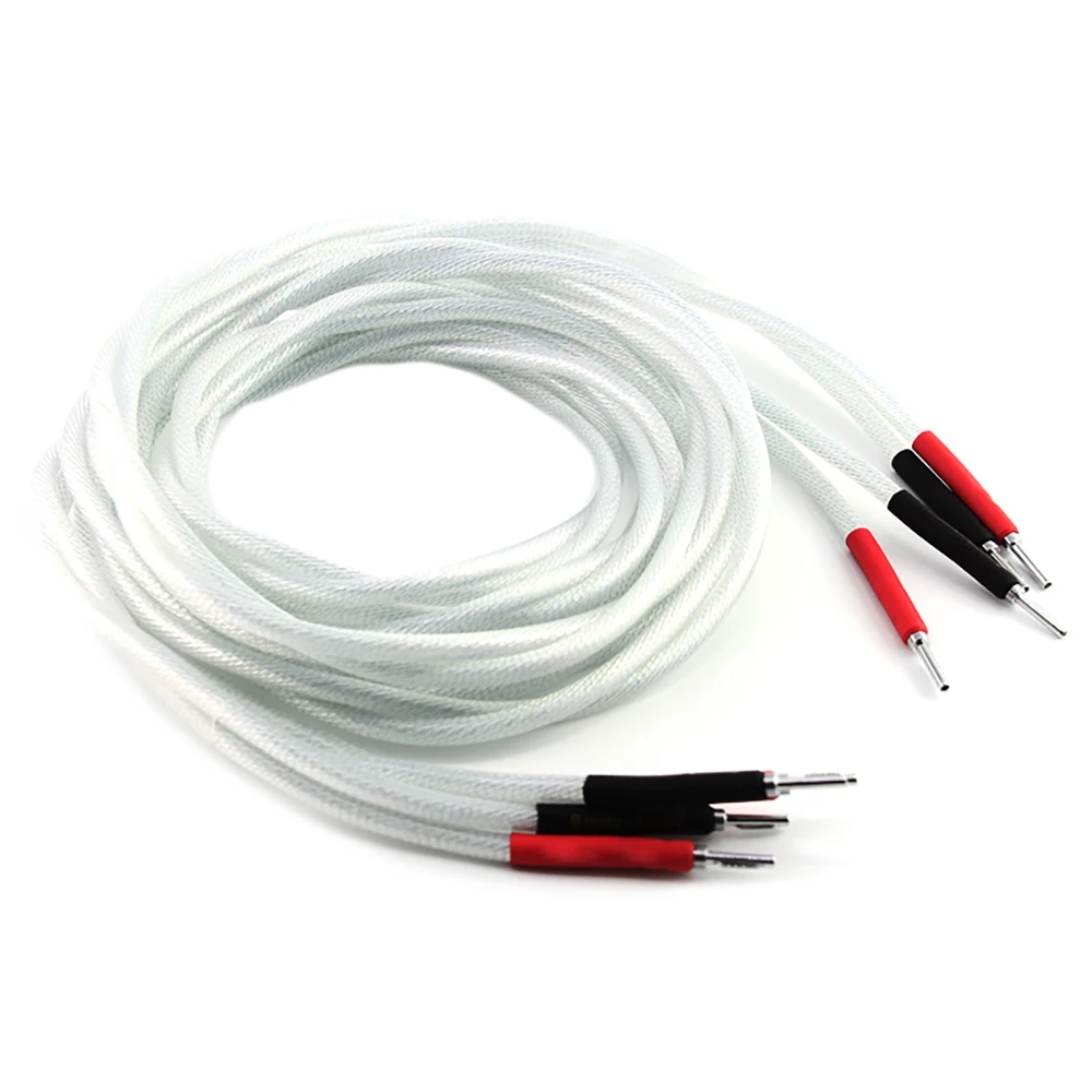 Пара Nordost 7N OCC посеребренный Hi-Fi кабель для динамиков высокого качества |