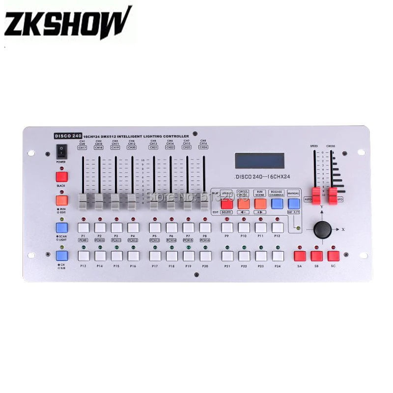 

Dmx512 Lighting Controller Signal Console Usb Desktop 240 Channel Controller Panel for Stage Lighting Dj Night Club Bar Disco
