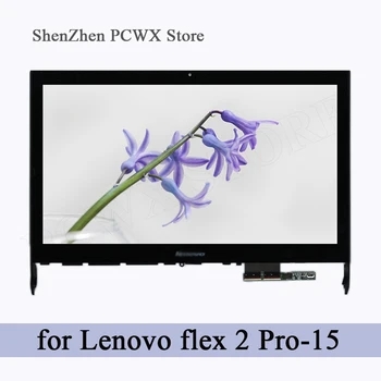 

for Lenovo flex 2 Pro-15 80FL 80K8 edge2 15 Touch IPS Screen Assembly&Frame 15.6" Original Glass Digitizer 1920*1080 LCD Display