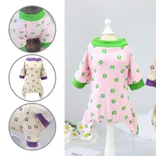 

Comfortable Durable Pet Dog Warm Jumpsuits Outfit Soft Texture Dog Pajamas Elastic Cuff for Autumn