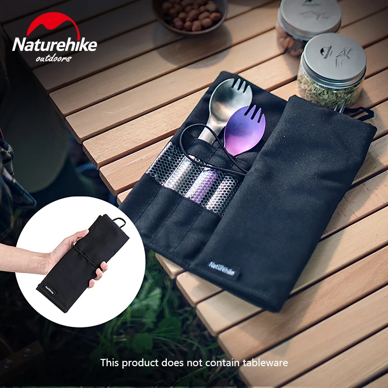 Naturehike сумка для хранения походные палочки для еды соломенный нож вилка ложка переносная сумка для столовых приборов